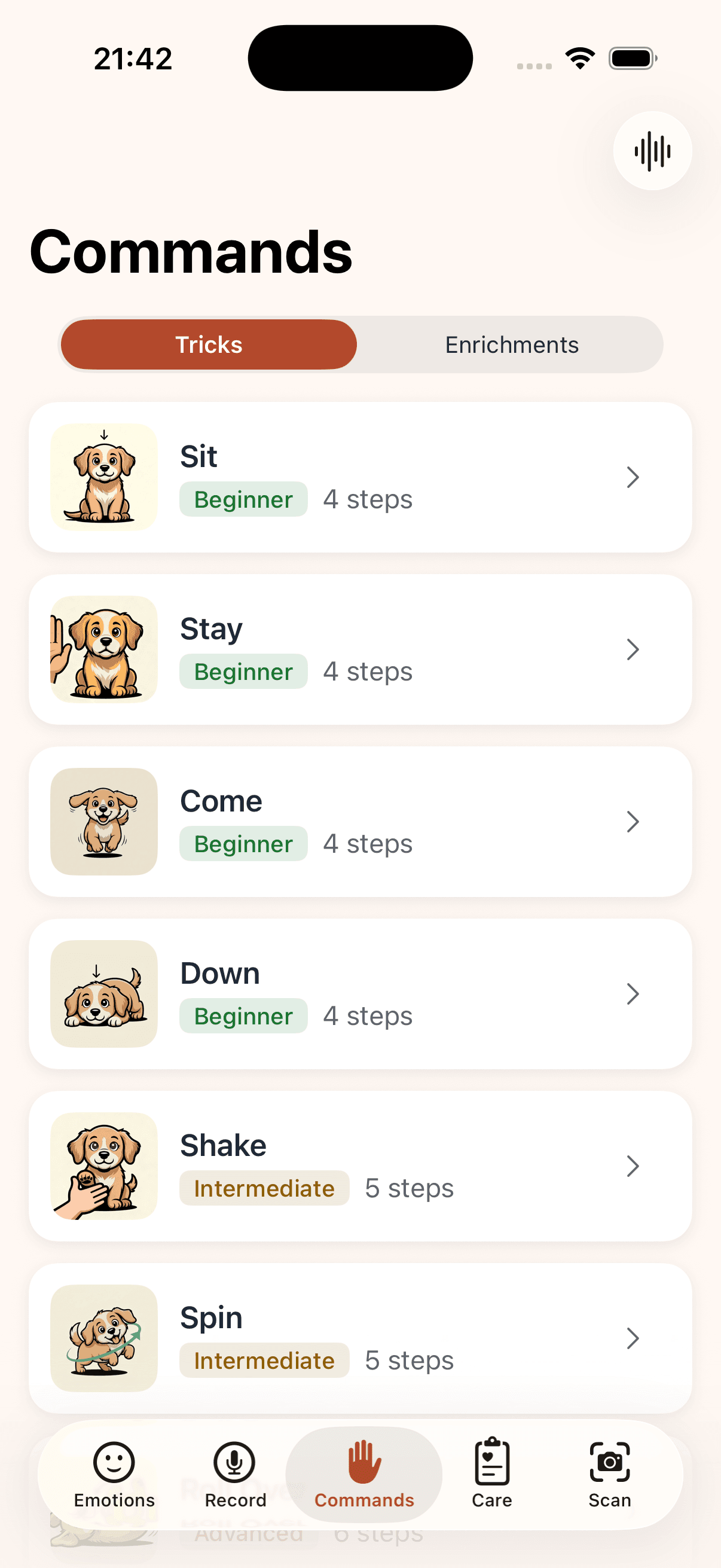 Commands — Step-by-step guides